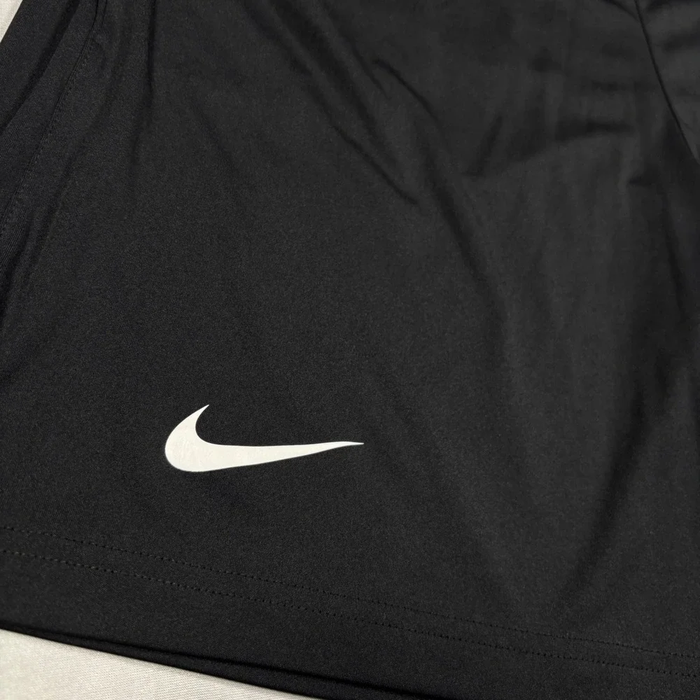Nike Shorts Mens Large Tall Black Raiders NFL Dri-FIT Athletic Training Gym